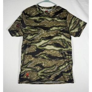ORIGIN FX Field Explorer Tetraloc Lyte Mens Large Camo Short Sleeve Shirt USA
